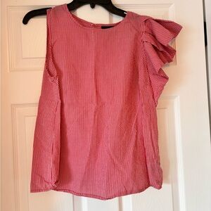 Who What Wear Ruffle Blouse